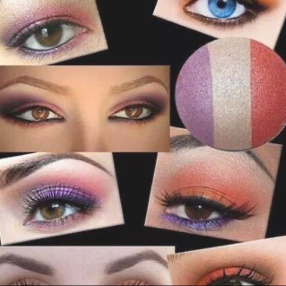 NIB MARY KAY AT PLAY BAKED EYE TRIO SUNSET BEACH EYESHADOW COMPACT ⭐️⭐️⭐️⭐️⭐️ - Picture 6 of 15